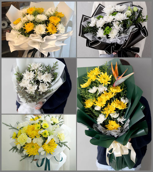 安徽宿州市灵璧县灵城镇七里村白事花束代送